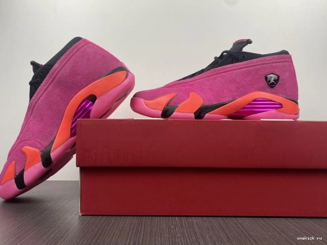 Chep Onekick DH4121-600 Pink (W) Retro 14 Shocking Low Jordan 0619